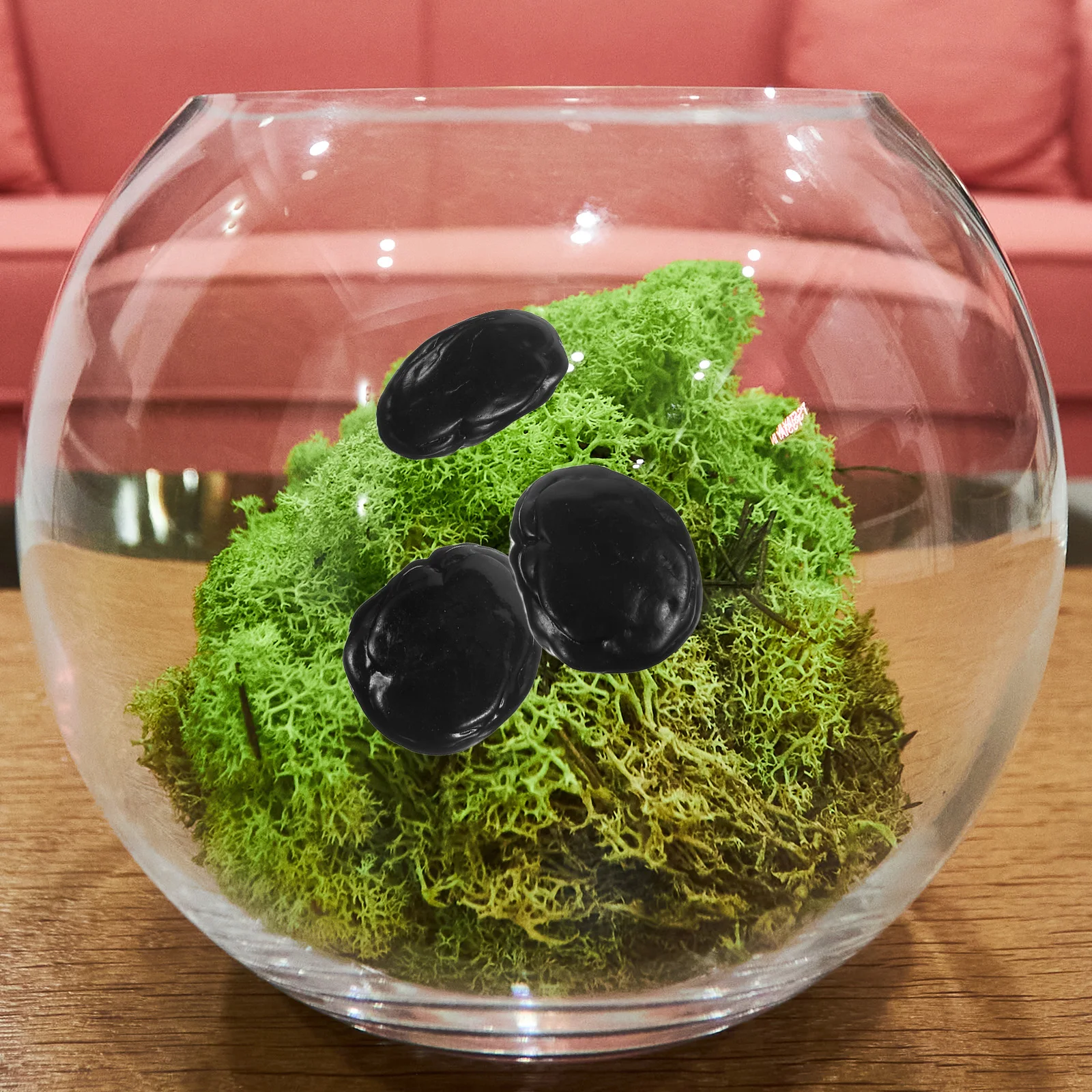 

4 Pcs Ornaments Bonsai Figurines Miniature Decor Terrarium Indoor Rockery Decoration Outdoor Garden