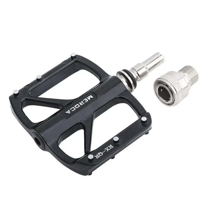 MEROCA Bicycle Quick Release Pedal 3 Bearing Seal  Ultra-light Aluminum Alloy MTB Road Bicycle Bike Non-slip Pedals