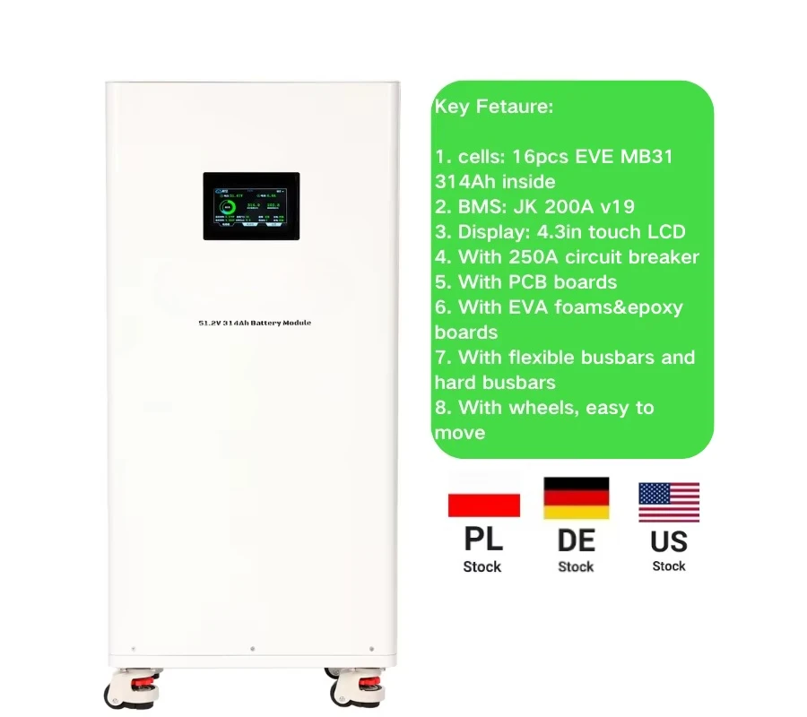 AWT Solar Power Bank 51.2v 280ah 15kwh Home Energy Storage System 51.2v  314ah 16kwh JK V19 Vertical Deep Cycle Life