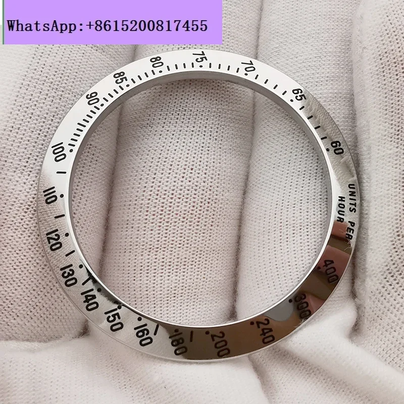 Baja tahan karat 904 Bezel jam untuk Daytona 116520, bagian jam, aksesori jam pengganti