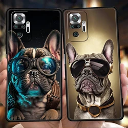 Cartoon Dog Pug French Bulldog Phone Case for Xiaomi Redmi NOTE 12 Pro K40 Gaming K50 8A 9T 9A 9C Note 8 8T 9 9S 10 11 Pro Shell
