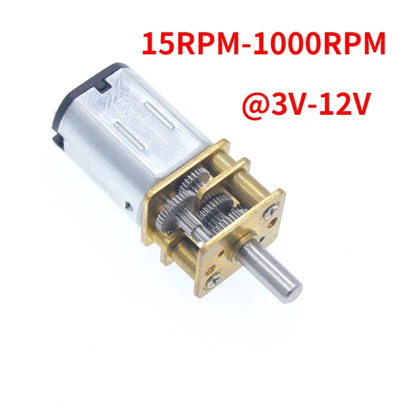 N20 Micro 3.7V Reduction Motor 15/30/40/50/80/100/200/300RPM For RC Car Crawler