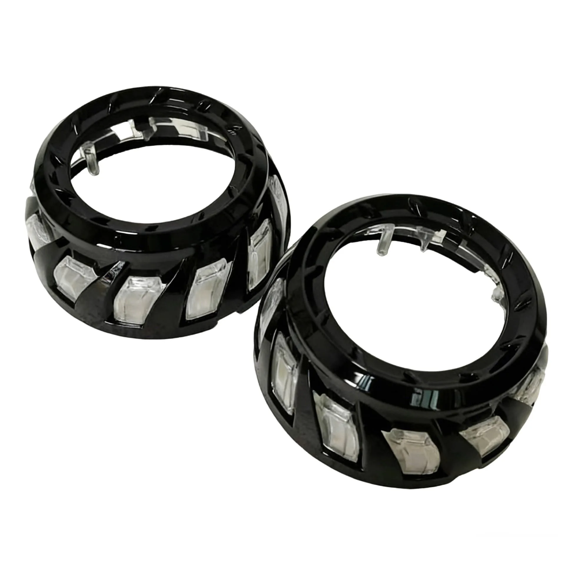 

Car Light Cover 3.0 Inch Bi HID LED Projector Lens Decoration CH51 Spiral Integrated Multicolor Upgrade