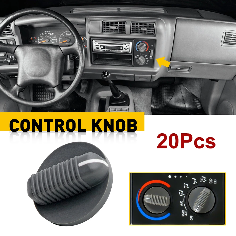 

20/30/40 шт. ручка управления кондиционером для Chevrolet Blazer S10 GMC Jimmy Sonoma 1995 1996 1997, автомобильные аксессуары