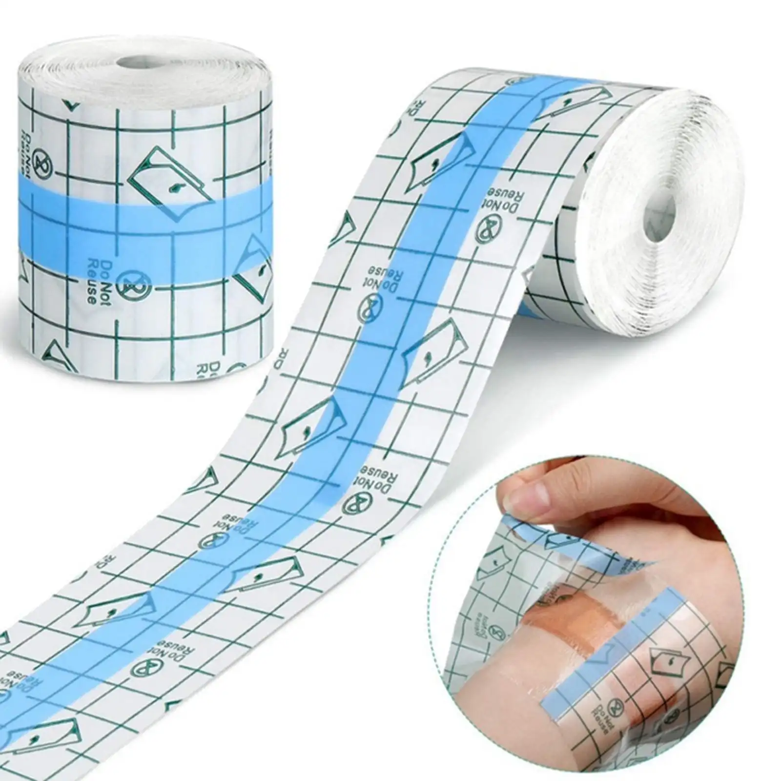 

Audersigt 1 Roll Waterproof Tattoo Film PU Tape Aftercare Protective Tattoo Adhesive Repairing Bandages Tattoo Accessories
