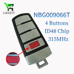 Liberty Smart Car Remote Control Key 4 Buttons 315MHz ID48 Chip for VW Volkswagen Passat 2006-2013 CC 2009-2015 FCCID NBG009066T