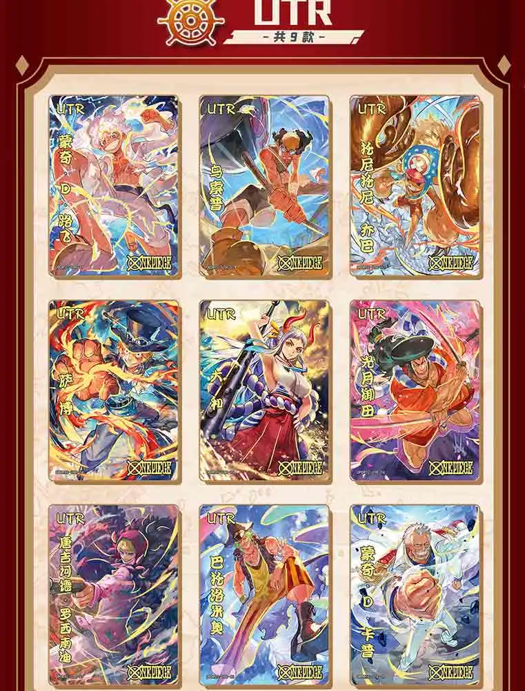 New One Piece Cards Booster Box Anime Figure rufy Zoro Chopper Tcg Game collectible Card Battle For Child Birthday Gift Toy