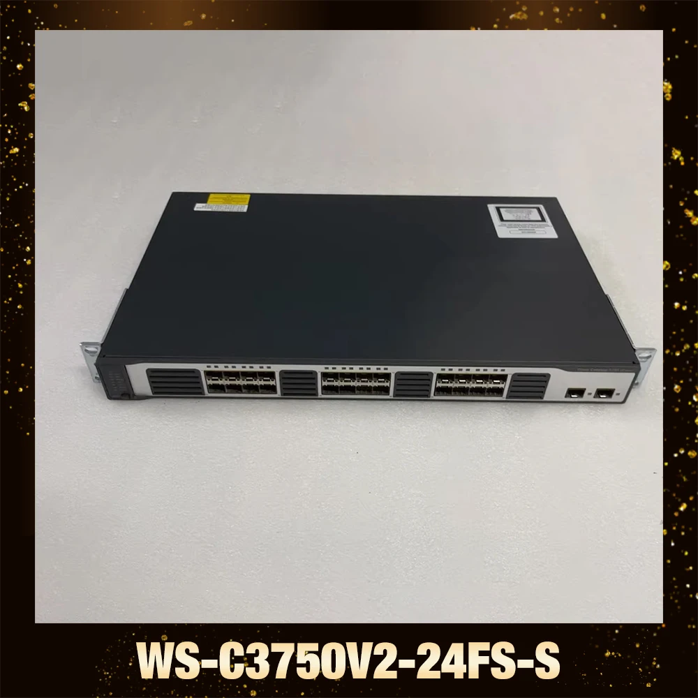 For CISCO WS-C3750V2-24FS-S 24 port optical port 100Mbps fiber optic network switch