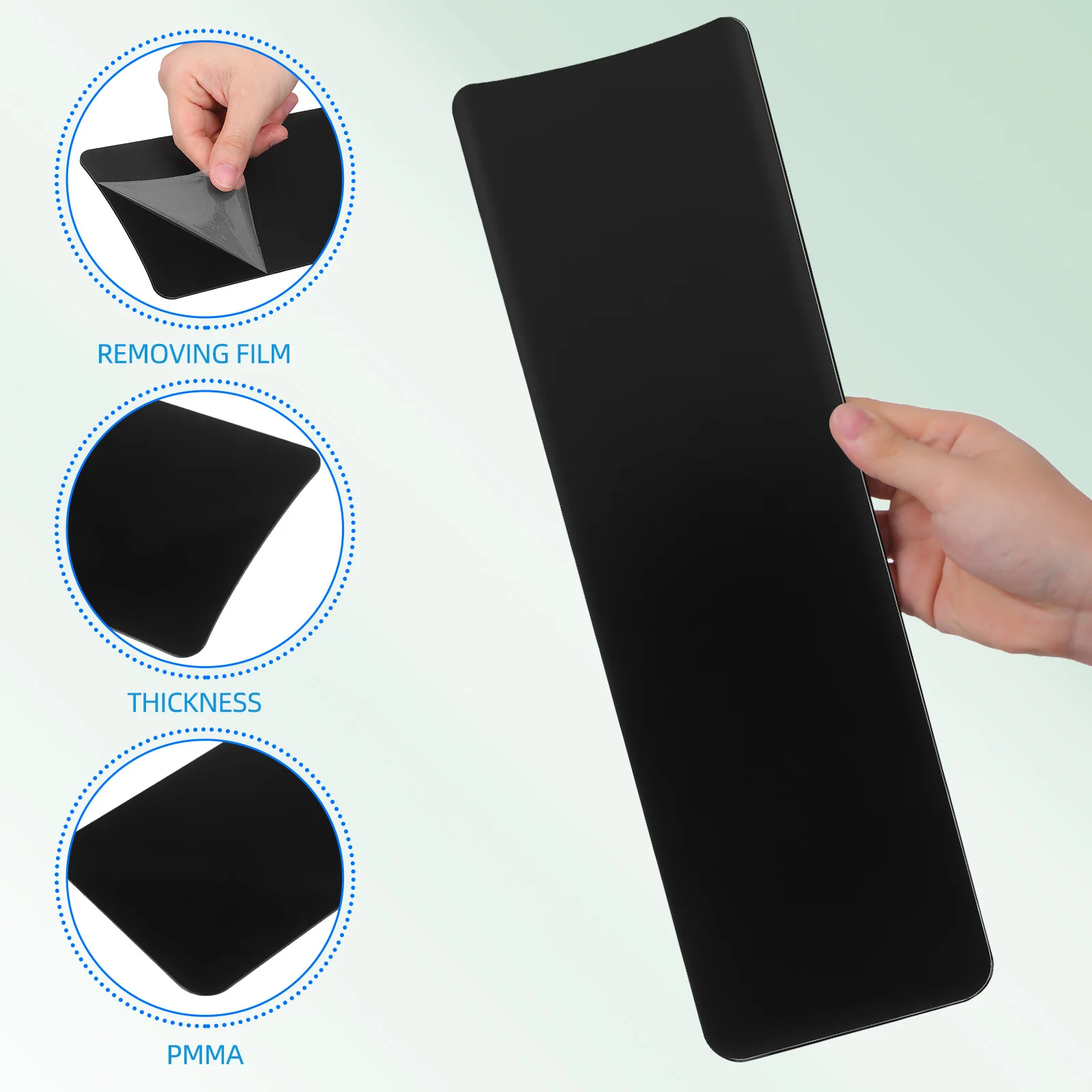 Acrylic Coloring Board Professional Dye Tool For Home Salon Plastic Hair Highlighting Paddle Hair Dye Board Salon Supply - Image 4