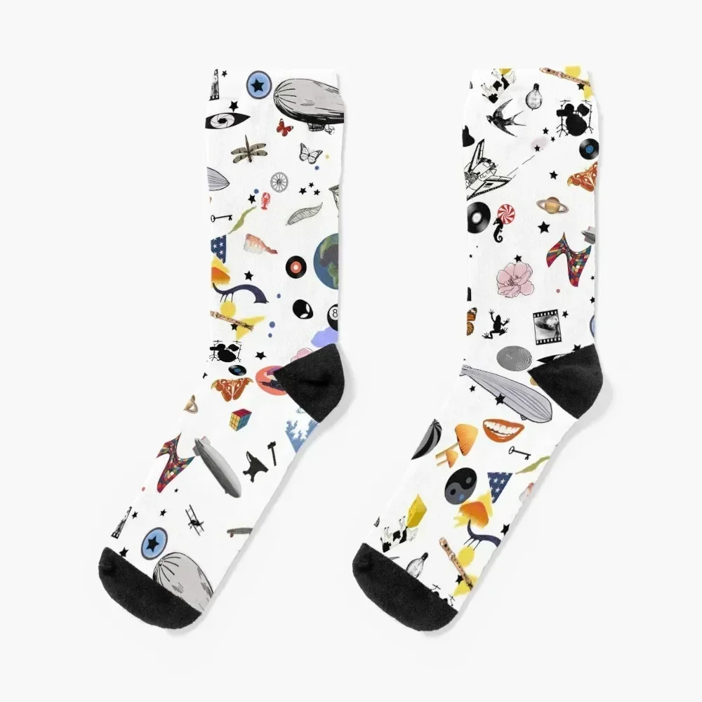 Zep Led 3 Style Inspired Album All Over Print Socks set Stockings gifts Men's Socks Women's