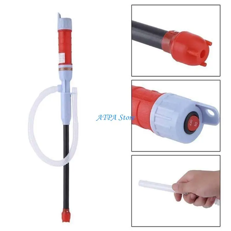 

U13C Electric Oil Siphon-Liquid Transfer Handheld-Pump Battery Operated Water Tools Portable Car Siphon-Petrol