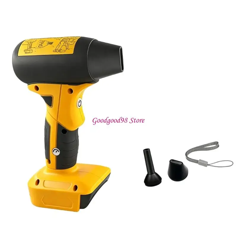 Portable Handheld Blower for Shelf Edges, Trim Lines, and Desk Corners 