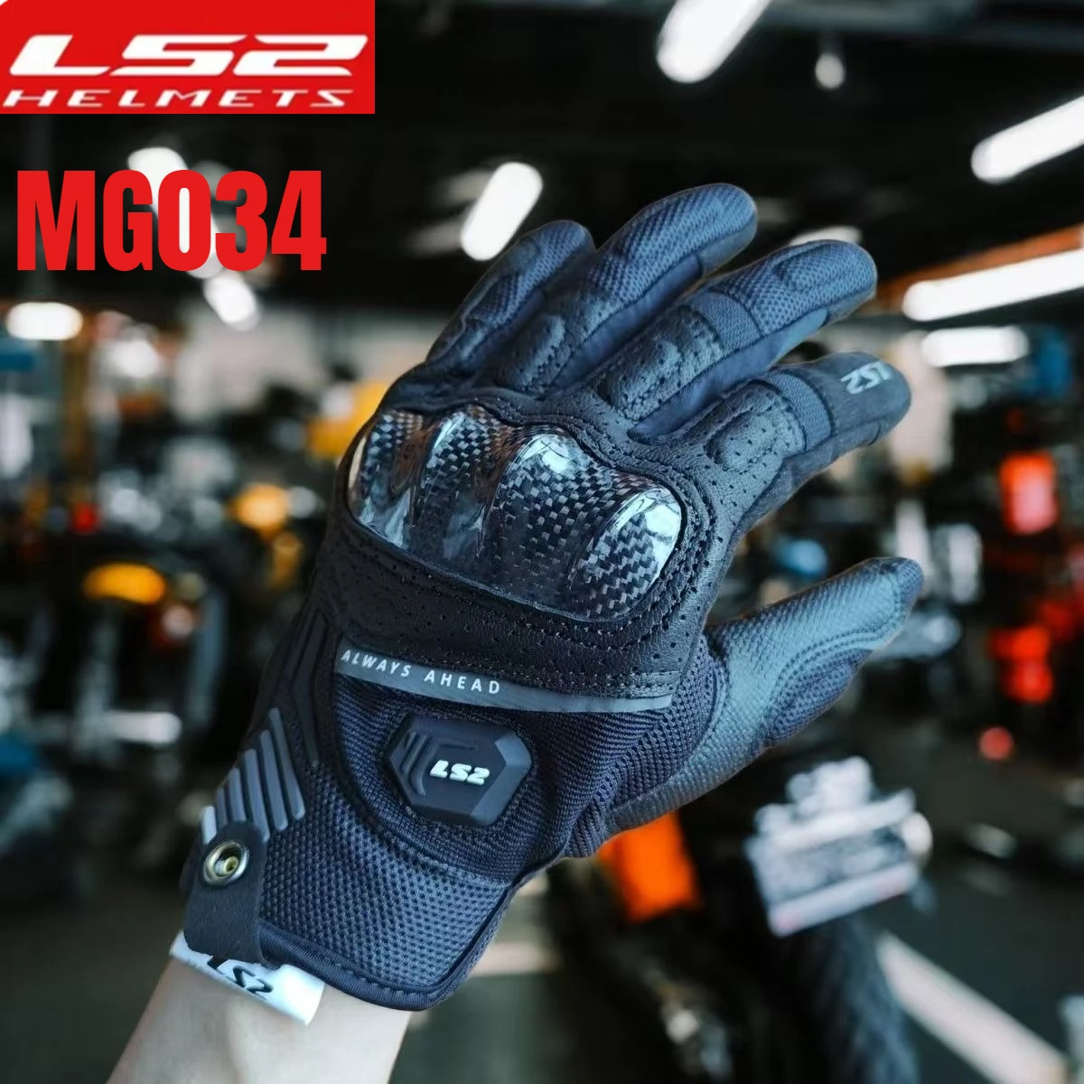 

HOT LS2 MG034 Motorcycle Gloves Breathable Locomotive Protection Anti-drop Wear-resistant Protective Gear Touch Screenr