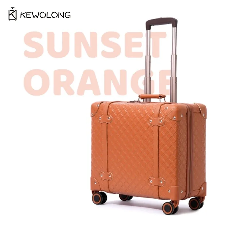 مجموعة أمتعة للأطفال والصغار مقاس 14 16 18 بوصة - حقيبة حمل صغيرة خفيفة الوزن للفتيات، حقيبة عربة صغيرة متينة #3