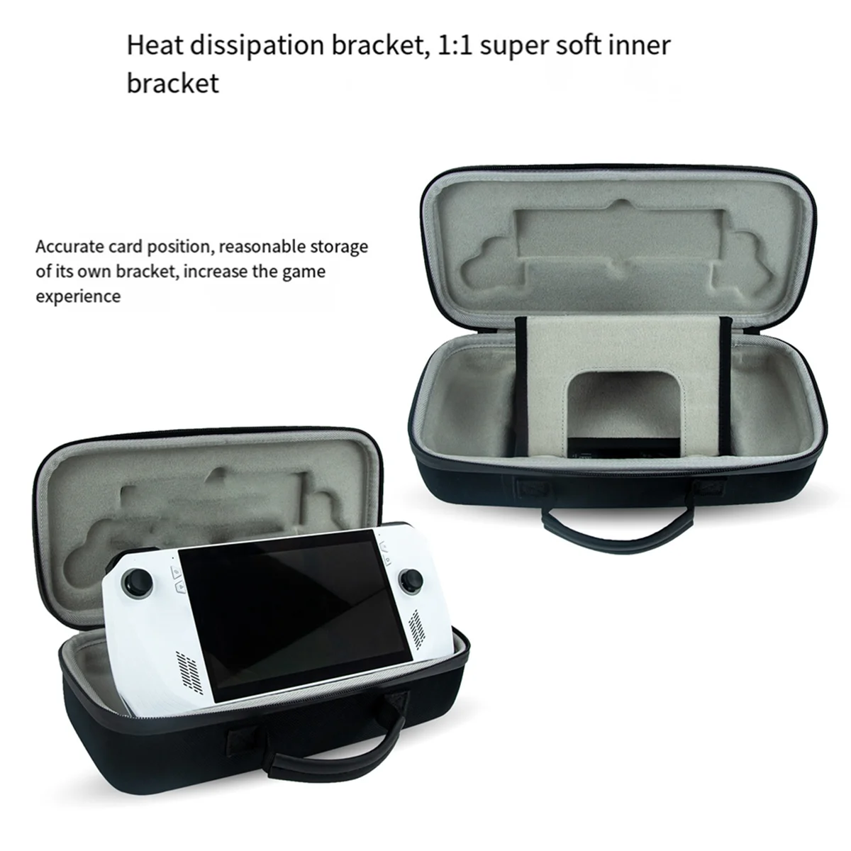 

FEB-For ROG ALLY Handheld Game Console Eva Portable Game Console Handheld Hard Case Anti-Scratch Protection Storage