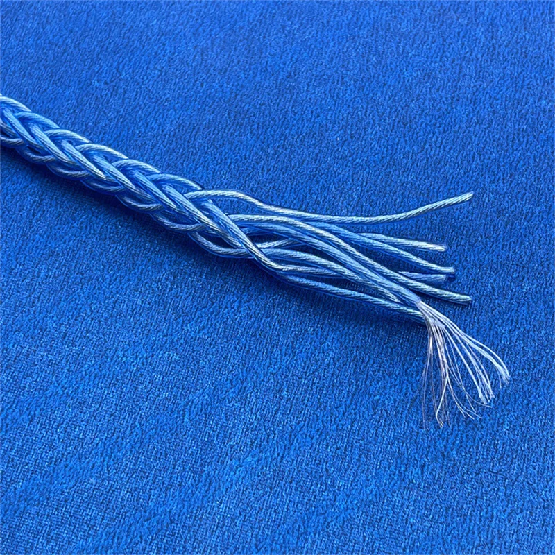 7N single crystal copper silver plated 8 strands upgrade line 504core