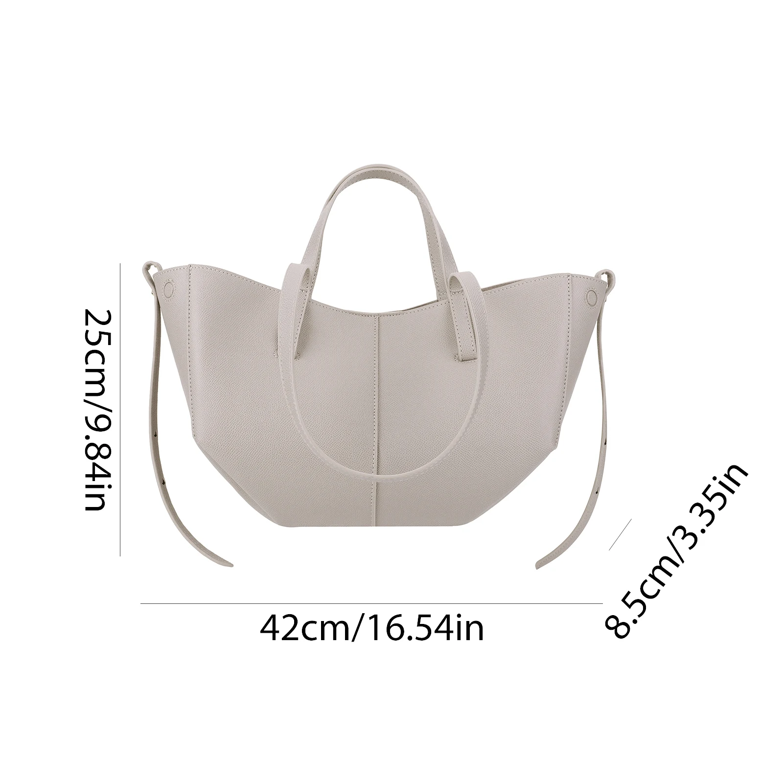 Fashion Luxury Design PU Leather Shoulder Bag Large Capacity Tote Bag Women Handbag Purse Female Underarm Bag Travel Totes