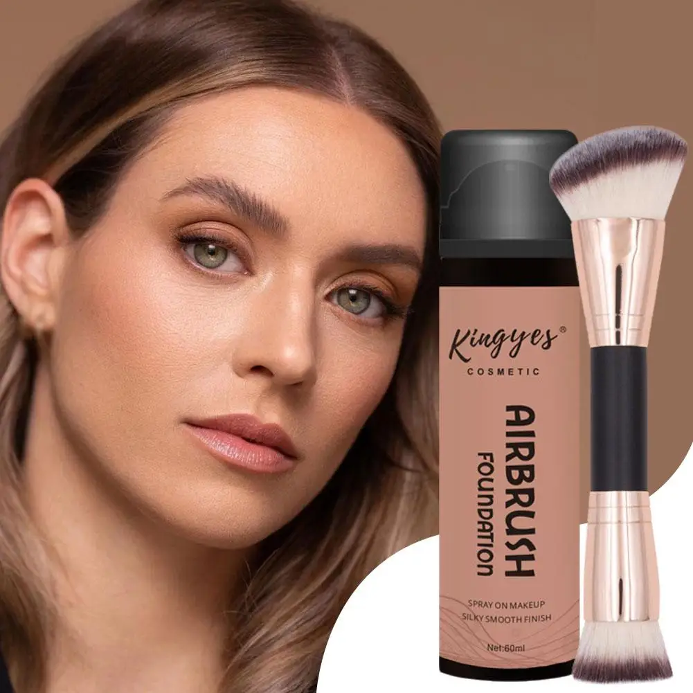 Liquid Foundation Spray Quick Makeup Application Refreshing Long-lasting Waterproof Women Non-greasy Concealer Cosmetics K7v1