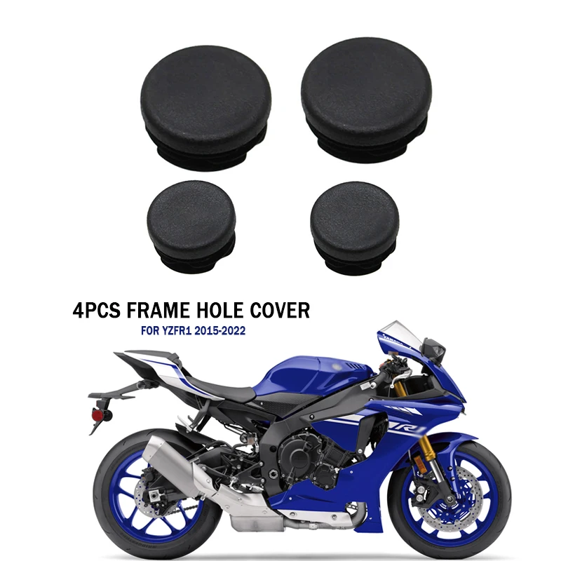 For Yamaha YZF R1 YZF-R1 2015-2022 2019 2020 2021 R1M 2016-2018 Motorcycle Frame Hole Cover Caps Plug Decorative Frame Cap Set