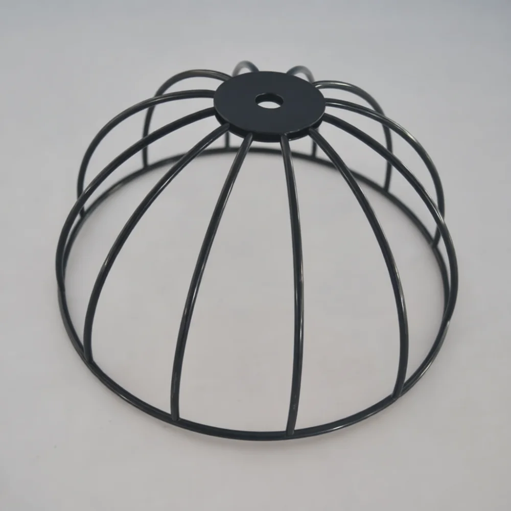 Handmade Craft Lampshade Wire Frame DIY Light Fitting Square And Round Metal Base For Custom Table Pendant Lamp Decor