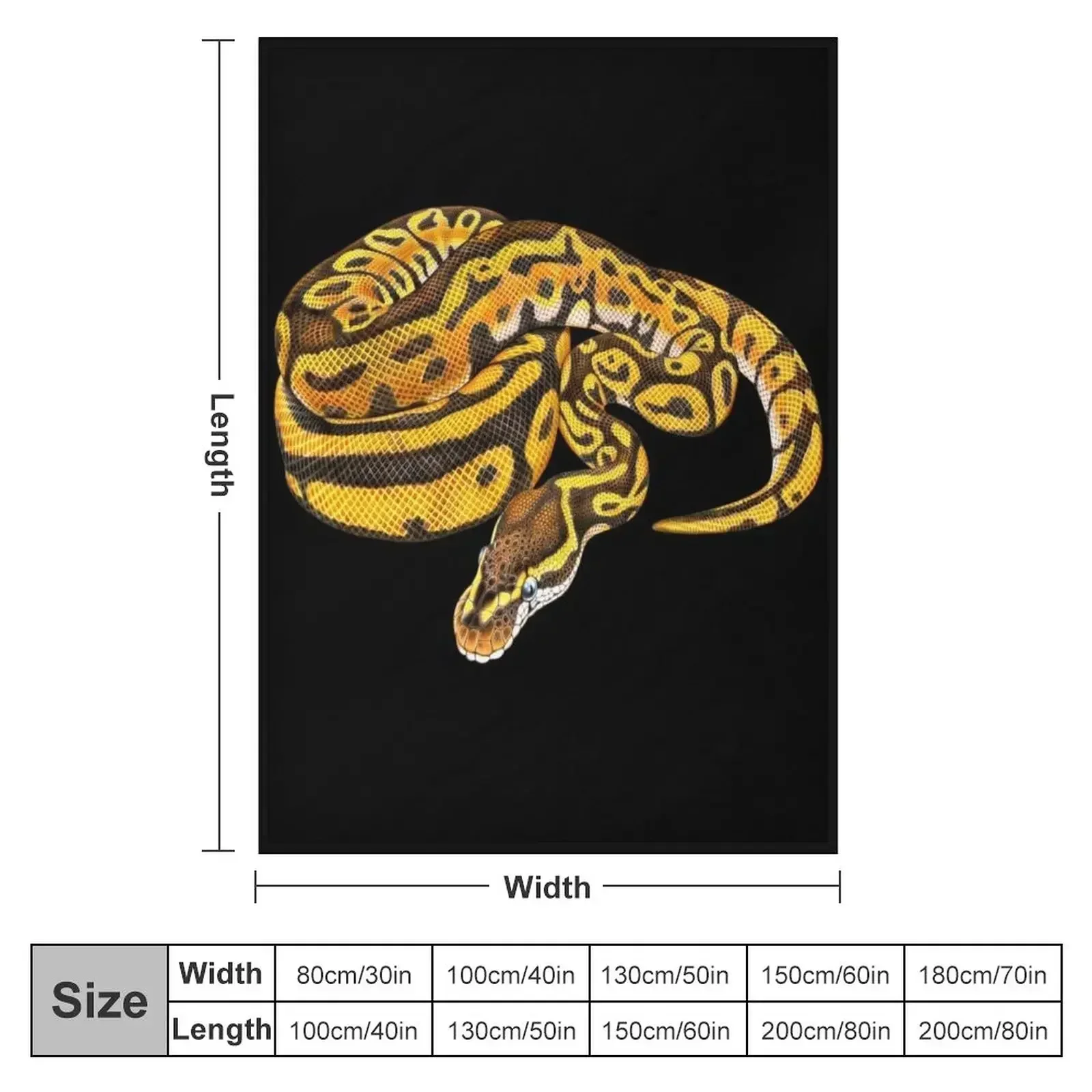 Ball Python Throw Blanket Multi-Purpose Giant Sofa Blankets