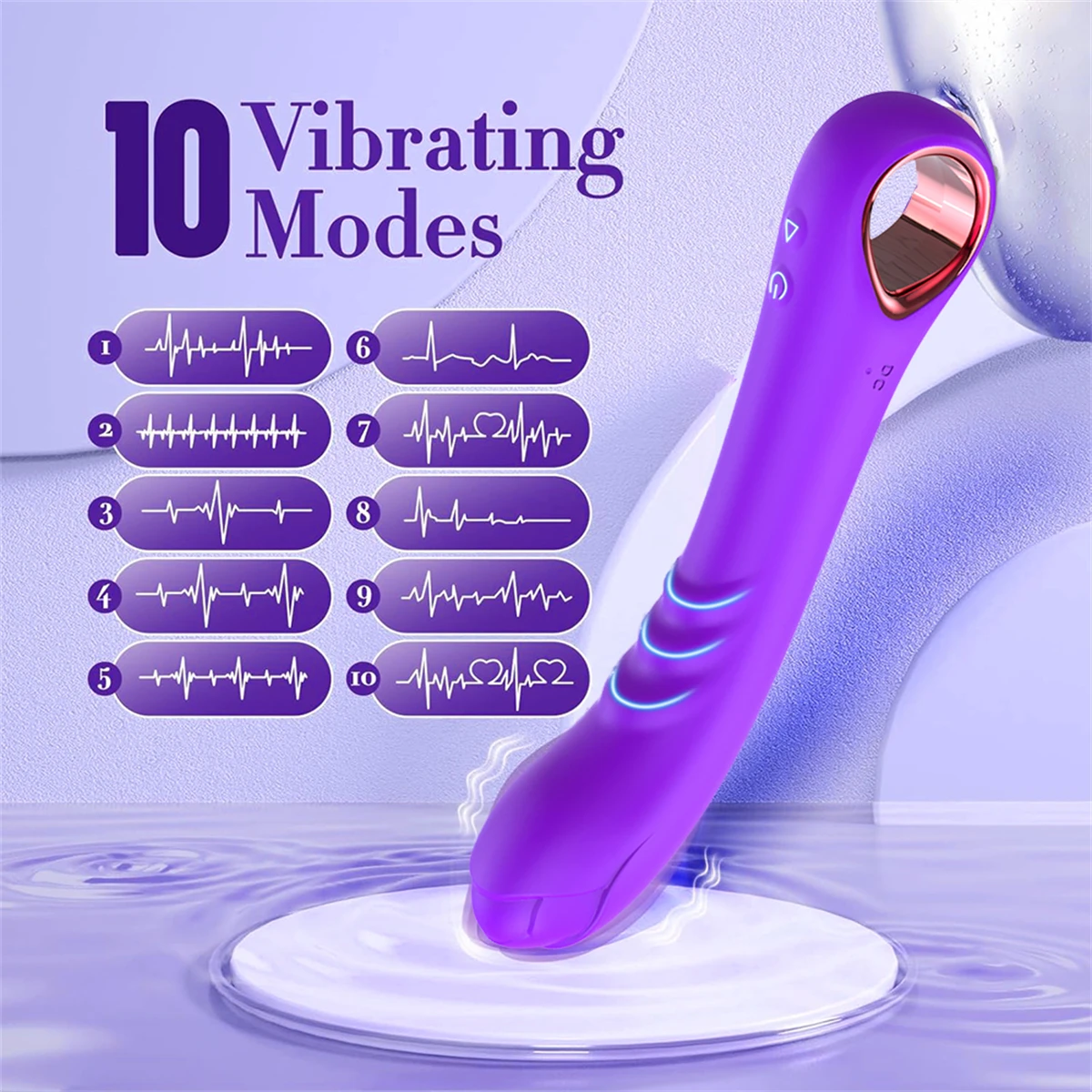 Vibrator G-Punkt Penetration Dildo Vibrator Vaginal Klitoris Nippel Stimulation Massagegerät Schwanz weibliche Masturbation erwachsenes Sexspielzeug