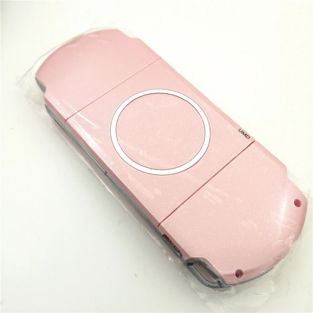 Pink Housing Shell Case Cover Repair Part Replacement Shell Kit for PSP 3000 Game Console