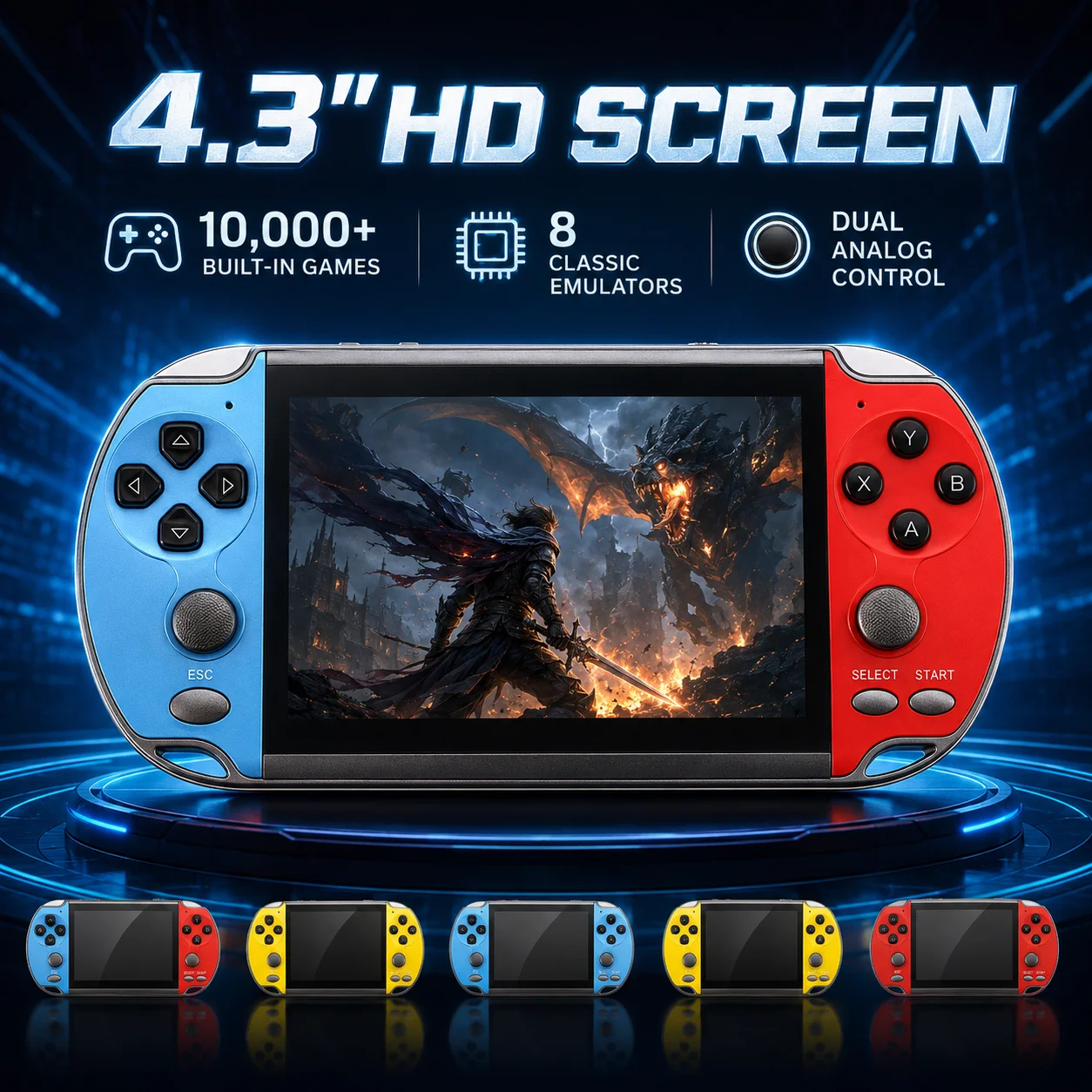 Konsola przenośna X7 Plus All  – Lcd Screen Arcade recenzja i cena