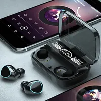 Original M10 Wireless Bluetooth Headset Earphones Bluetooth Headphones with Mic Earbuds Charger Box LED Display Fone