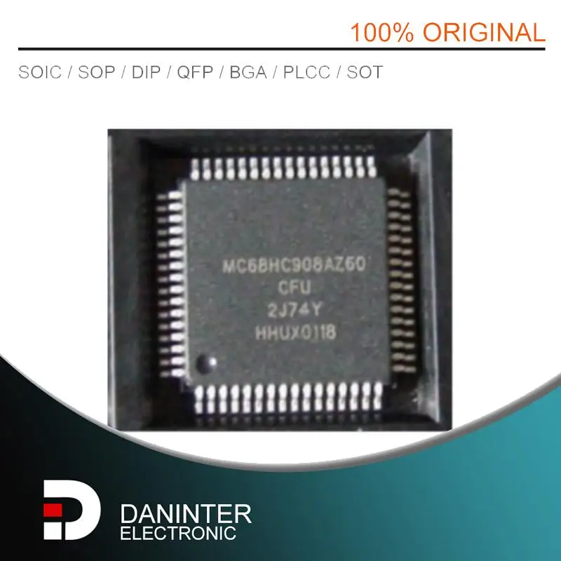 1PCS   MC68HC908AZ60CFU  MC68HC908AZ60 MC68HC908AZ60VFU