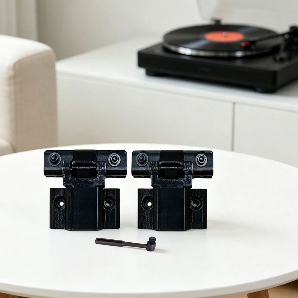 Black Dust Cover Hinges Set for Technics For SL1200 For MK2 MK3D For MK5 MK6 For SL1210 M5G Turntable Replacement