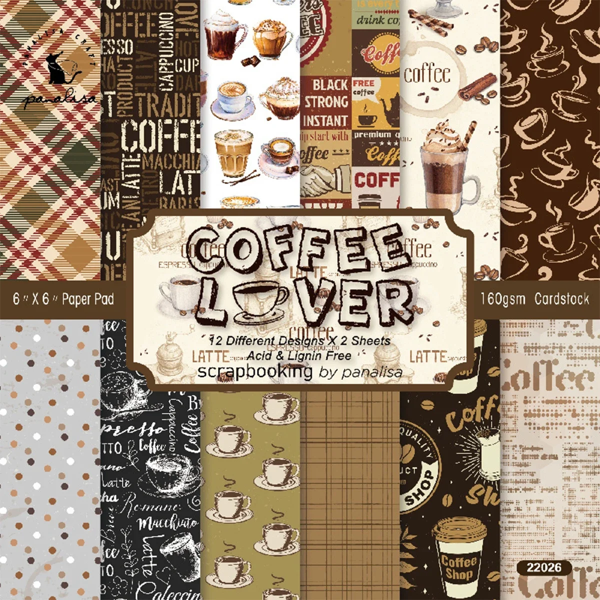 

24Pcs Vintage Coffee Lover Tag Style DIY Diary Album Scrapbooking Material Retro Card Hand Made Decorative Junk Journal Supplies