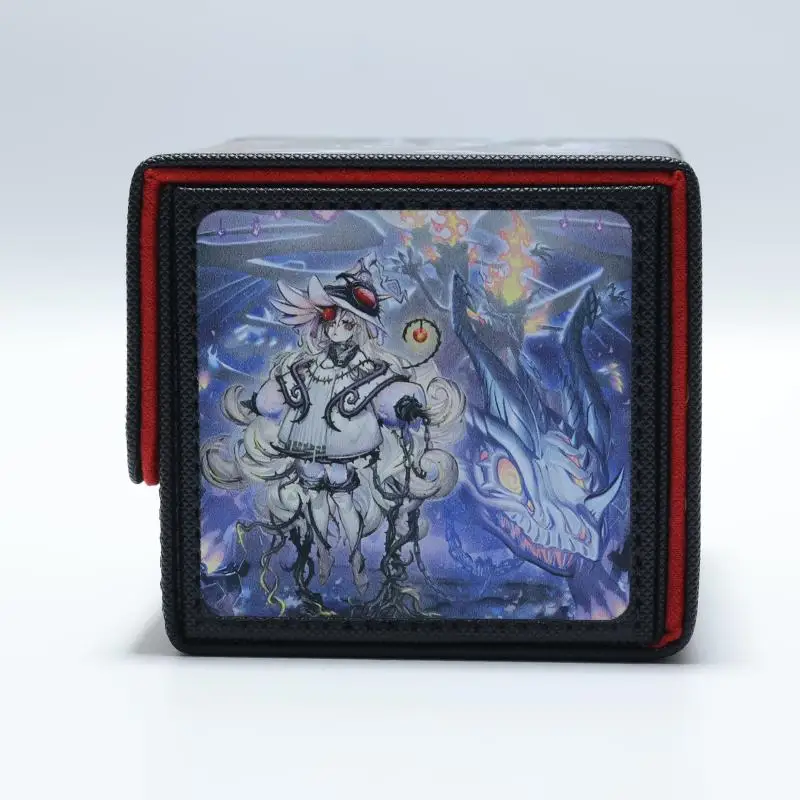 Yu-Gi-Oh Card Box Queen of The Azamina The Hallowed Azamina Diy Collection Card Storage Box Anime Peripheral Game Collection Gif
