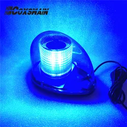 Coxswain LED Dome Beacon Magnetic base Car Police Roof top 9 Flashing Hazard Warning Light Ceiling Strobe Light 18*1W LEDs