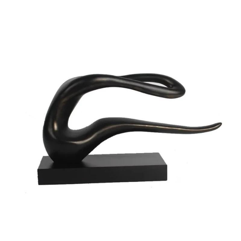 

Modern simple abstract human body ornament portrait small sculpture