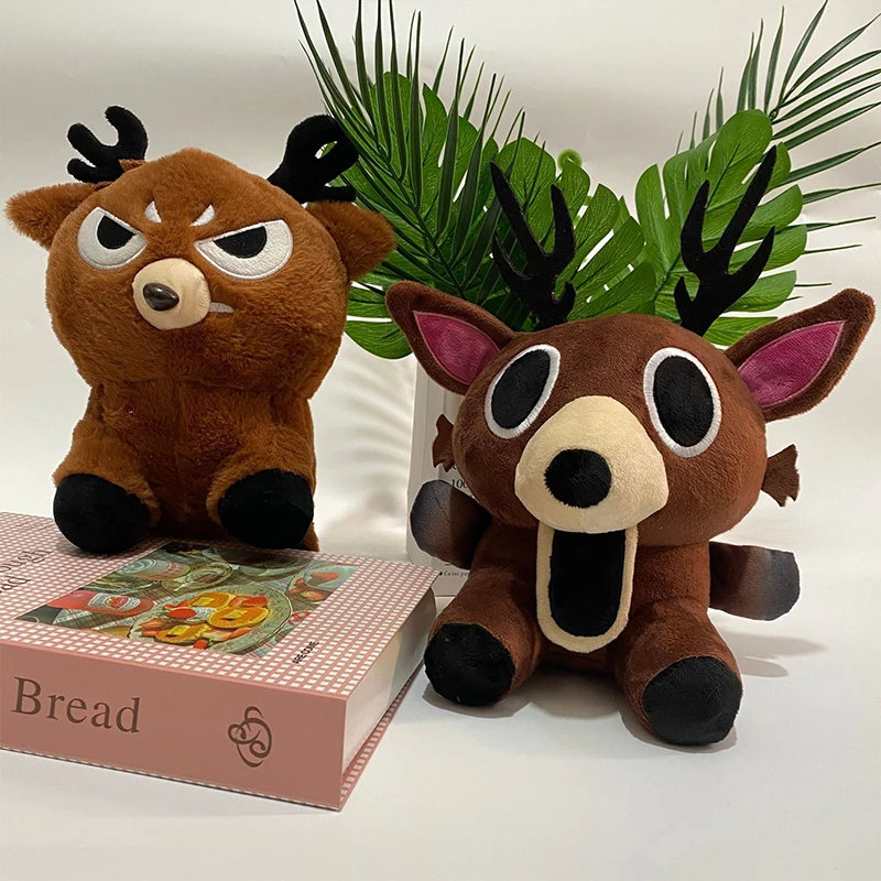 

New In Stock 99 Nights Deer Plush Doll 99 Nights In The Forest Anime Peripherals Toy Christmas Gift New Year's Eve Decorations