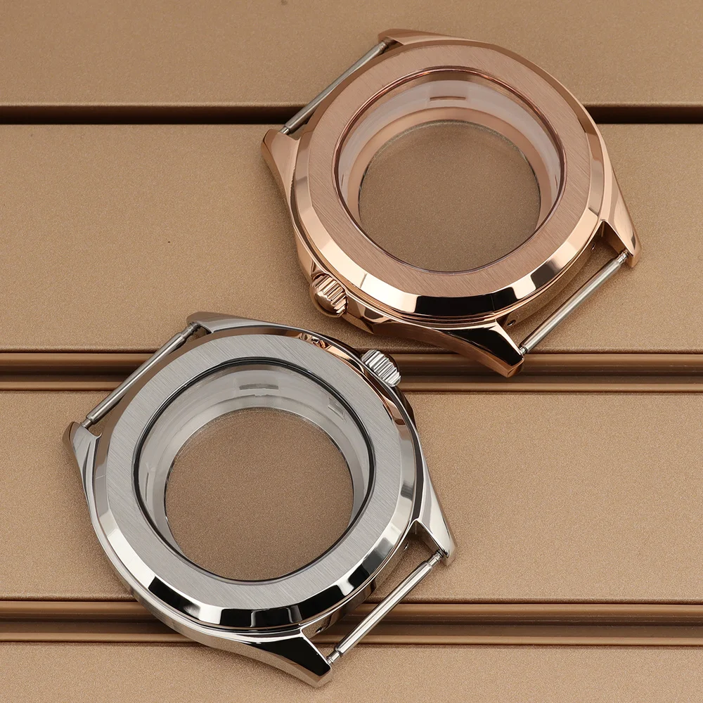 

42mm Watch Case Sapphire Crystal Glass NH35 Case For Mod Nautilus AQUANAUT Watch Accessorie NH35 NH36/38 NH72 Movement Mod Parts