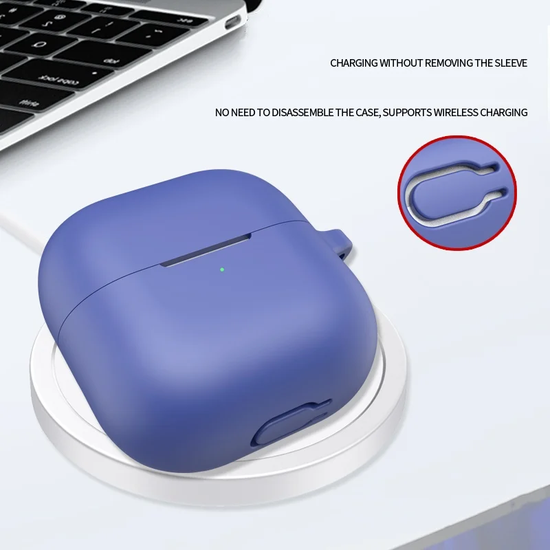 Silicone Cover Case For FreeClip 2 Headphone Protective Case Shockproof Earphone Box Protective Sleeve with Hook Accessories