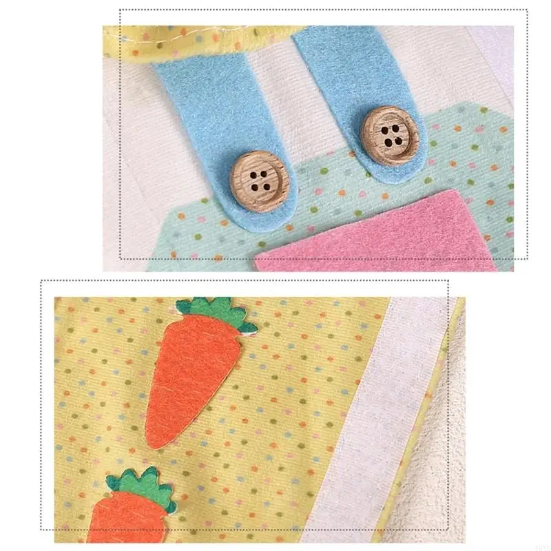 Decorative Refrigerator Handle Cover Featuring Easter Rabbit Soft for Comfort and Quick Installation Process