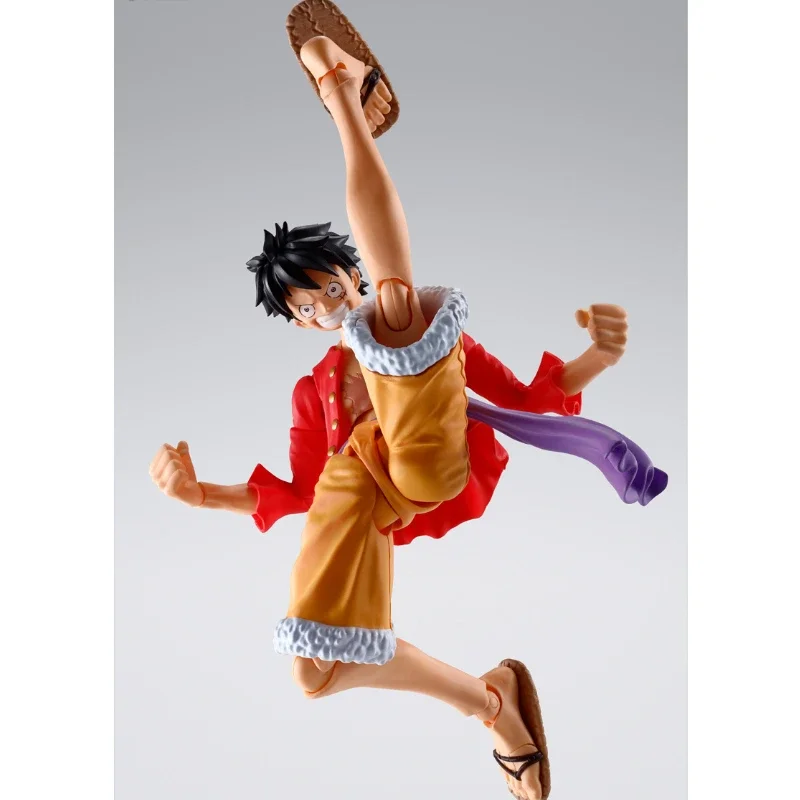 In Stock Original SHF Bandai One Piece Monkey D. Luffy Action Figure Animation Toy Gift Model Collector Hobby Anime Genuine