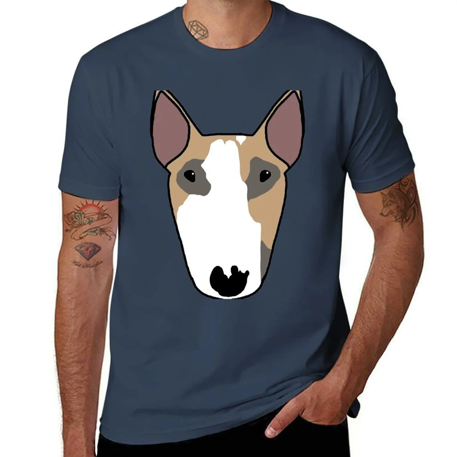 Ruckus The Bull Terrier T-Shirt Cool Feeling Summer Tee Shirt