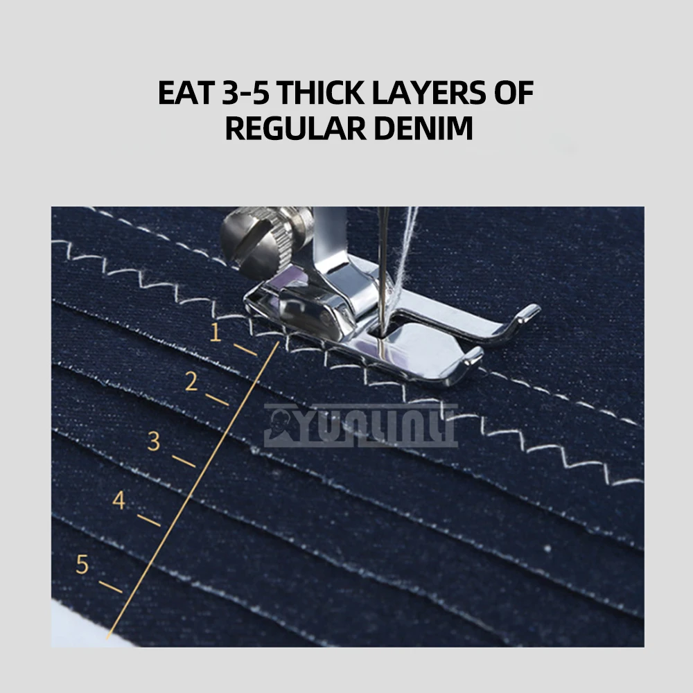 HOT Household electric sewing machine DC 6V overlocking machine Straight curve sewing 5 kinds of stitches