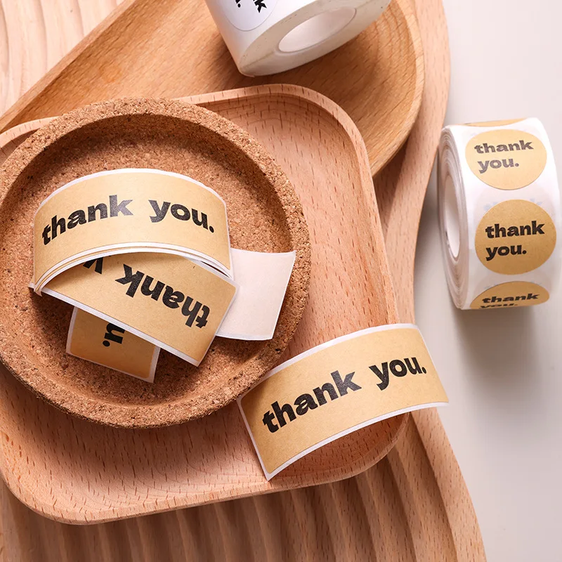 Декоративные наклейки, медная бумага, наклейки из крафт-бумаги, наклейки для подарочной упаковки, этикетки для посылок, товары ручной работы, подарки