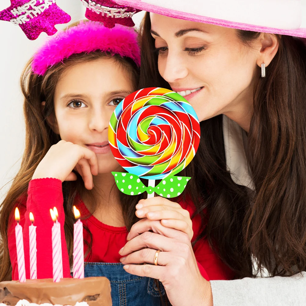 

Giant Lolipop Props Candy Decorations Bright Colors Children Dance Performance Photography Studio Party Tea Party Giant Candy