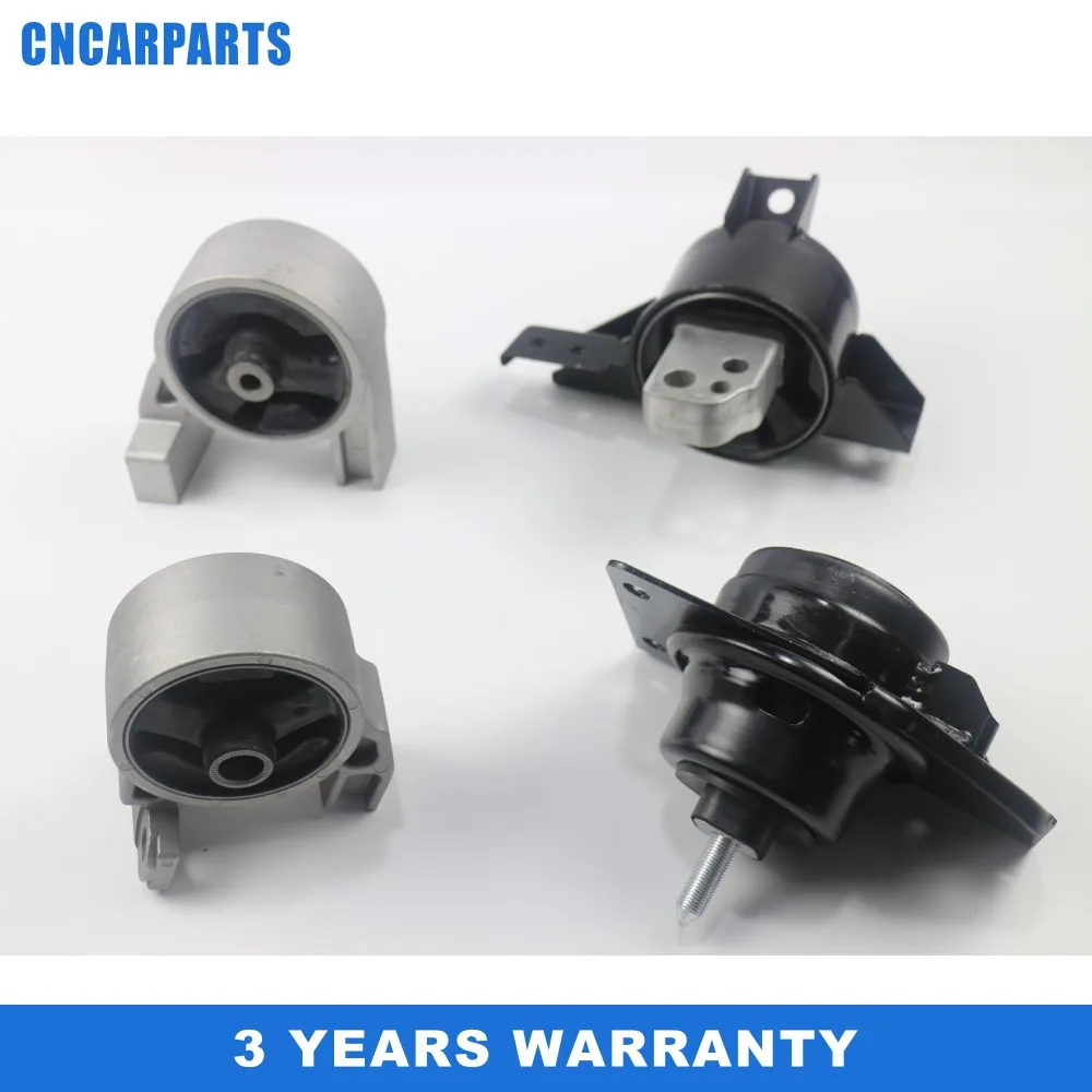 4x Engine Motor Trans Mount Set Kit Fit For 2006-11 Hyundai Accent 1.6L A/T