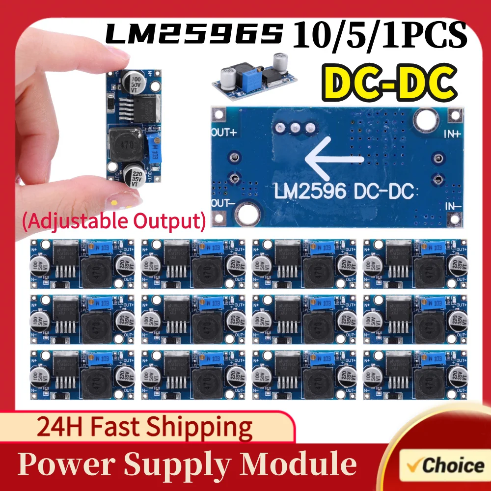 10/5/1 stücke LM2596S Konverter Step Down Modul Netzteil DC-DC Konverter Netzteil Step Down Modul 3A 3,2 V-46 V