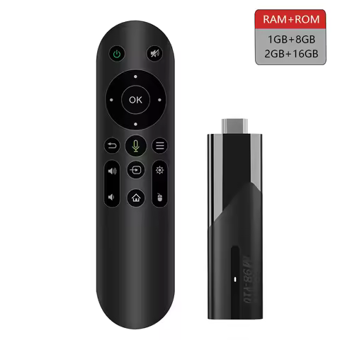 Android TV Box M98-Y10 ATV Smart Android 13 TV Stick H618 2.4G 5G Dual WiFi 6 BT5.0 2GB 64GB 6K HD Media Player TV box