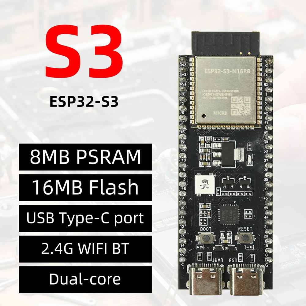 placa-de-desenvolvimento-wifi-bluetooth-24g-para-modulo-esp32-s3-dvkitc-1-para-arduino-8mb-psram-16mb-flash-n16r8-44pin-dc-33v-5v