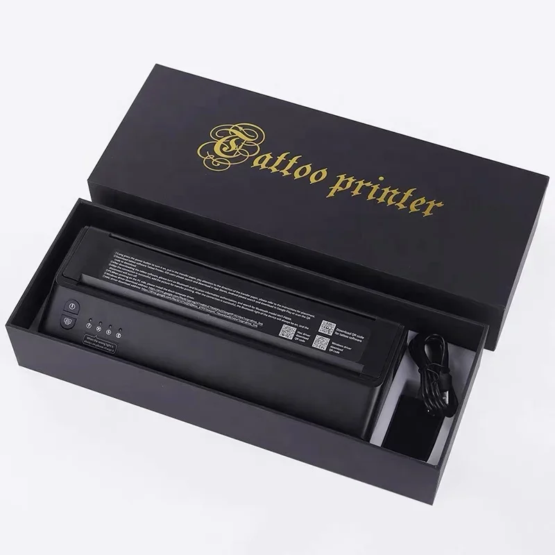 

Wholesale Portable P8008 Tattoo Copier Machine Mini Quick A4 Thermal Skin Prinker Transfer Temporary Stencil Tattoo Printer