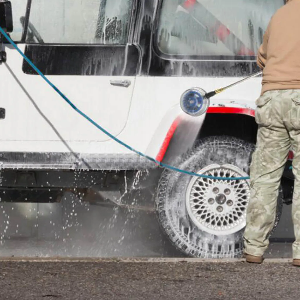 

1/4 ''Неэлектрическая автоматическая вращающаяся щетка для мойки высокого давления, инструменты для чистки автомобиля